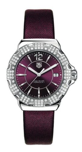 Uhrenbeweger für Uhr TAG Heuer Formula 1 Formula 1 Quartz 37 Stainless Steel / Diamond / Purple / Fabric