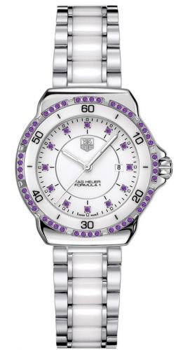 Uhrenbeweger für Uhr TAG Heuer Formula 1 Formula 1 32 Stainless Steel / Amethysts / White / Bracelet