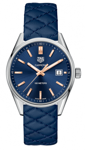 Uhrenbeweger für Uhr TAG Heuer Carrera Carrera Quartz 39 Stainless Steel / Blue