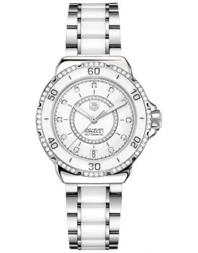 Uhrenbeweger für Uhr TAG Heuer Formula 1 Formula 1 Calibre 5 37 Stainless Steel / Diamond / White - Diamond / Bracelet