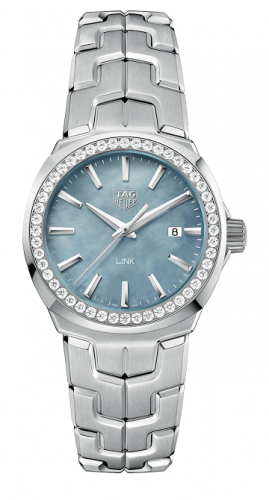 Uhrenbeweger für Uhr TAG Heuer Link Link Quartz 32mm Stainless Steel / Diamond / Blue MOP