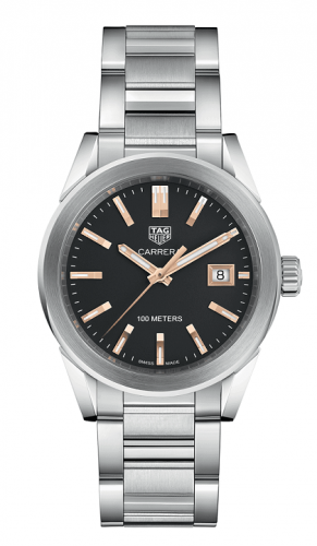 Uhrenbeweger für Uhr TAG Heuer Carrera Carrera Quartz 36 Stainless Steel / Black / Bracelet