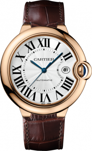 Watch Winder for watch Cartier Ballon Blue de Cartier Ballon Blue de Cartier 42 Automatic Pink Gold / Silver