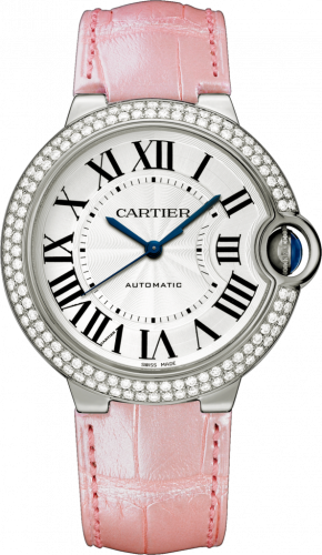 Watch Winder for watch Cartier Ballon Blue de Cartier Ballon Blue de Cartier 36 Automatic White Gold / Diamonds / Pink