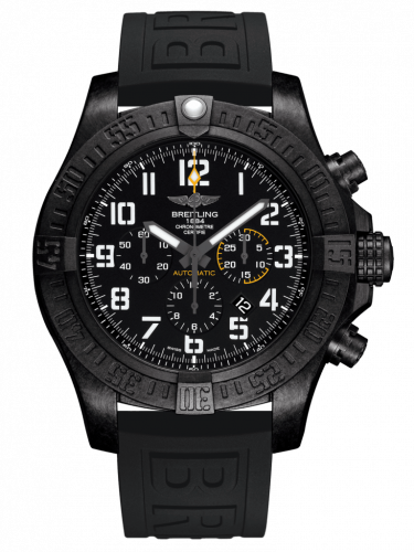 Remontoir à montres pour montre Breitling Avenger Avenger Hurricane 12H Breitlight / Volcano Noire / Rubber / Folding