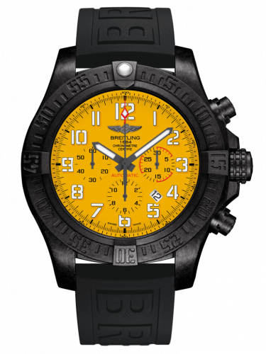 Remontoir à montres pour montre Breitling Avenger Avenger Hurricane 12H Breitlight / Cobra Yellow / Rubber / Pin