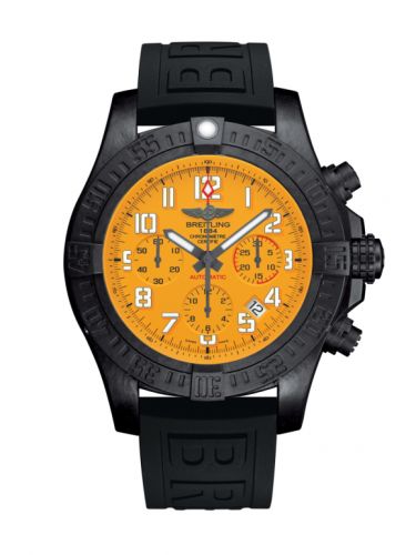 Remontoir à montres pour montre Breitling Avenger Avenger Hurricane 45 Breitlight / Cobra Yellow / Rubber