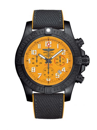Remontoir à montres pour montre Breitling Avenger Avenger Hurricane 45 Breitlight / Cobra Yellow / Military Rubber