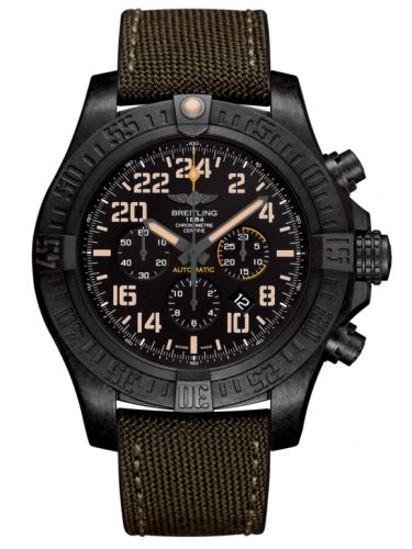 Remontoir à montres pour montre Breitling Avenger Avenger Hurricane Military Breitlight / Volcano Noire / Military