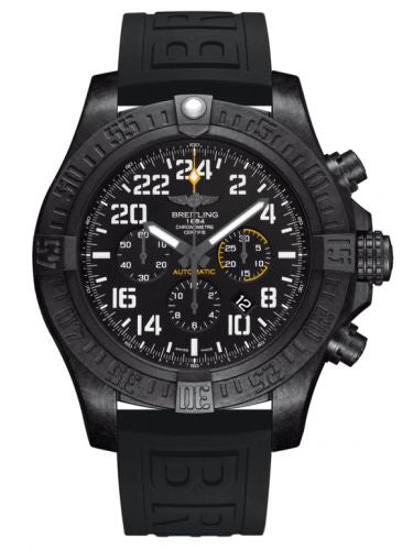 Remontoir à montres pour montre Breitling Avenger Avenger Hurricane 24H Breitlight / Volcano Noire / Rubber / Pin