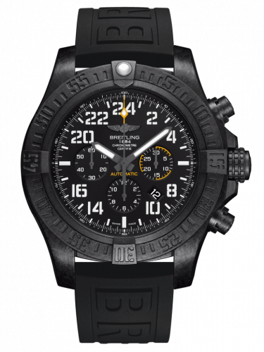 Watch Winder for watch Breitling Avenger Avenger Hurricane 24H Breitlight / Volcano Black / Rubber / Folding