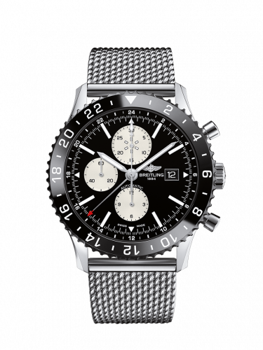Remontoir à montres pour montre Breitling Chronoliner Chronoliner Stainless Steel / Noire / Ocean Classic